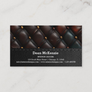 Seamless Vintage Embossed Business Card