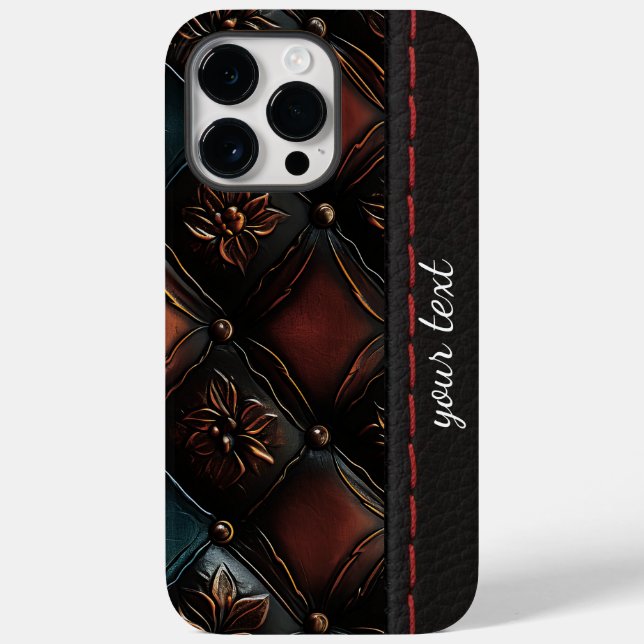 Seamless Vintage Embossed Case-Mate iPhone Case (Back)