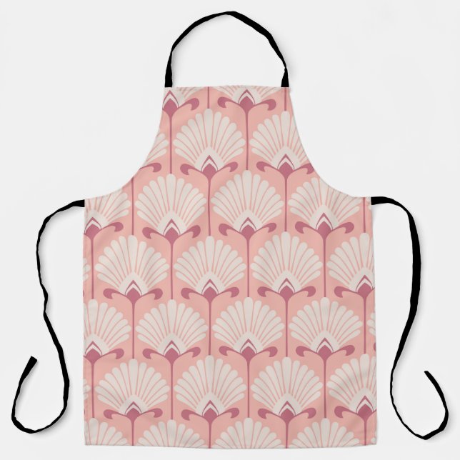 seamless vintage floral pattern apron (Front)