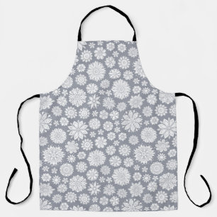 Seamless vintage floral pattern, spring/summer ba apron