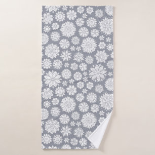 Seamless vintage floral pattern, spring/summer ba bath towel