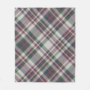 Seamless vintage multicolor tartan pattern. Plaid Fleece Blanket