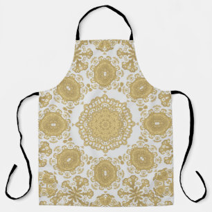 Seamless vintage ornamental texture, oriental, med apron