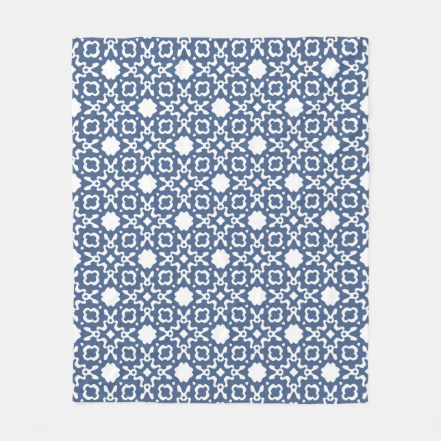Seamless vintage pattern. Background with beautifu Fleece Blanket (Front)