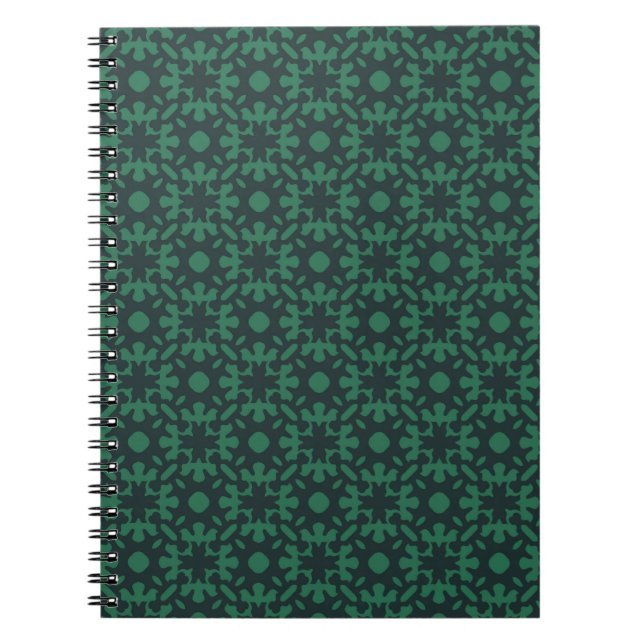 Seamless vintage pattern. Background with beautifu Notebook (Front)