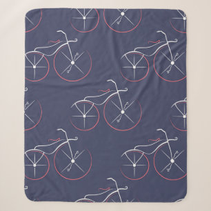 Seamless vintage pattern from the repeating ancien sherpa blanket