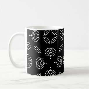 Seamless vintage pattern in geometric ornamental s coffee mug