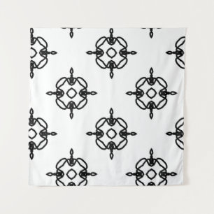 Seamless vintage pattern in geometric ornamental s tapestry