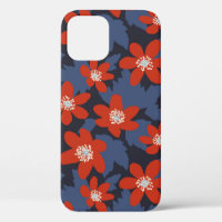 Seamless vintage pattern in Scandinavian style wit