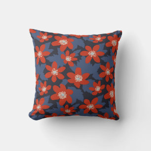 Seamless vintage pattern in Scandinavian style wit Cushion
