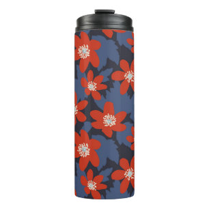 Seamless vintage pattern in Scandinavian style wit Thermal Tumbler