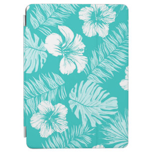 Seamless vintage pattern with leaves of tropical p iPad air cover