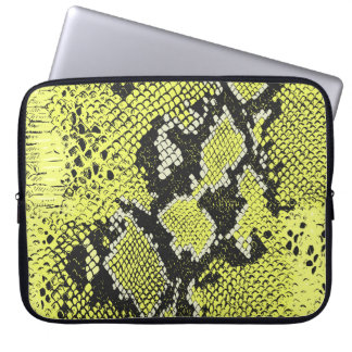 Seamless vintage snake animal skin pattern. Snakes Laptop Sleeve