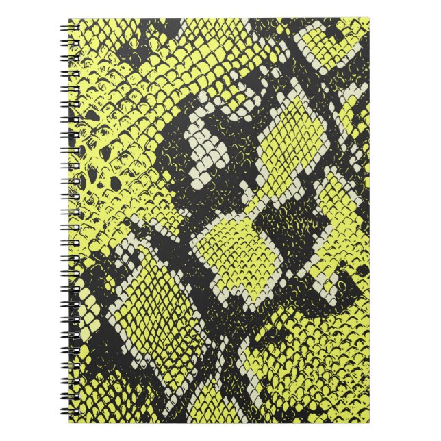 Seamless vintage snake animal skin pattern. Snakes Notebook (Front)