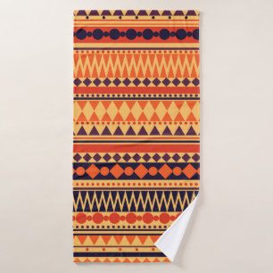 Seamless vintage tribal texture pattern. Vintage s Bath Towel