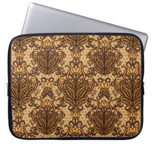 Seamless wallpaper in art nouveau style, Vintage i Laptop Sleeve