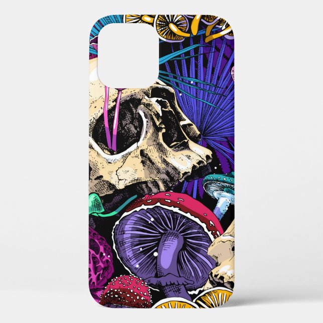 Seamless wallpaper pattern. Bright Magic Psychedel Case-Mate iPhone Case (Back)