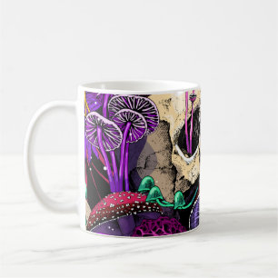 Seamless wallpaper pattern. Bright Magic Psychedel Coffee Mug