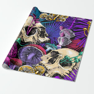 Seamless wallpaper pattern. Bright Magic Psychedel Wrapping Paper