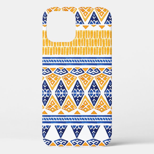 Seamless watercolor bohemian pattern Case-Mate iPhone case (Back)