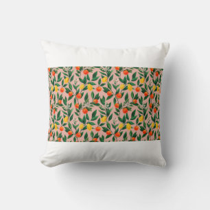Seamless watercolor pattern. An ornament made of b Cushion