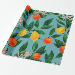 Seamless watercolor pattern. An ornament made of b Wrapping Paper