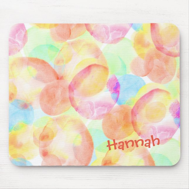 Seamless Watercolor Pattern by storeman Mouse Pad (Front)