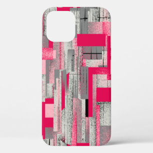 seamless watercolour digital patchwork pattern iPhone 12 case