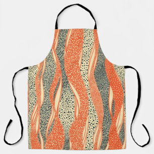 Seamless wavy pattern. Complicated hand-drawn orna Apron