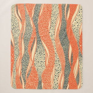 Seamless wavy pattern. Complicated hand-drawn orna Sherpa Blanket
