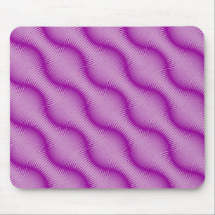 seamless wavy pink pattern on mouse pad