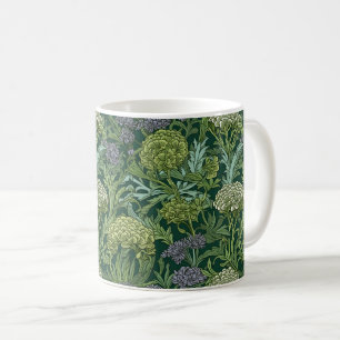 Seamless William Morris style floral pattern Coffee Mug
