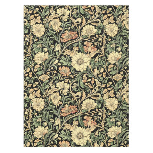Seamless William Morris style floral pattern Table Tablecloth