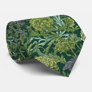 Seamless William Morris style floral pattern Tie