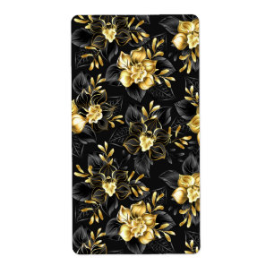 Seamless with jewellery orchids