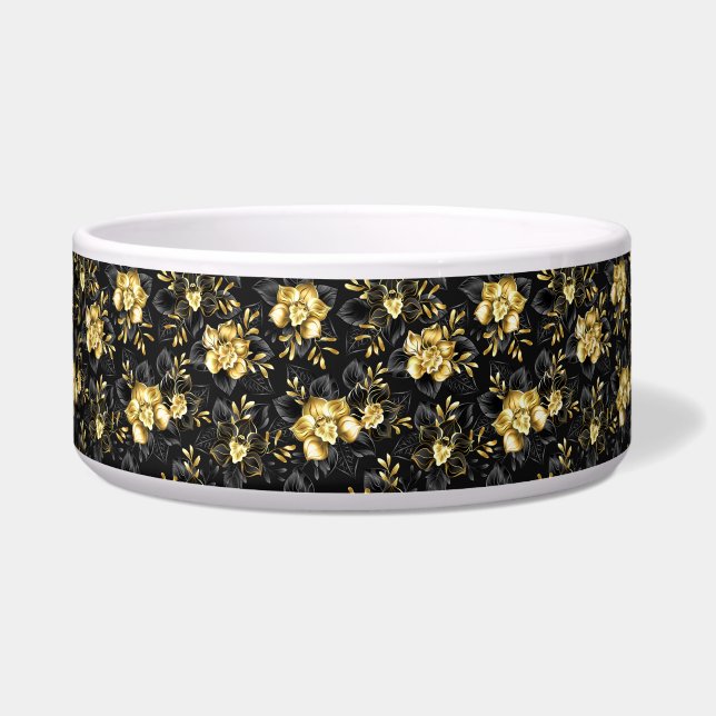 Seamless with jewellery orchids (Front)