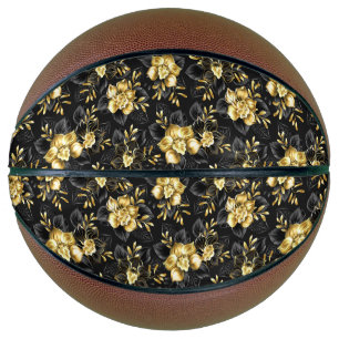 Seamless with jewellery orchids basketball