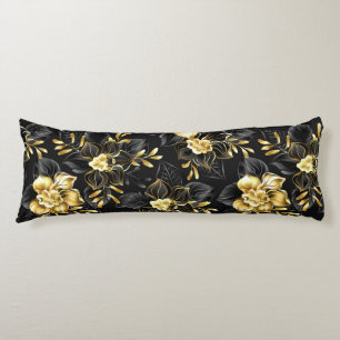 Seamless with jewellery orchids body cushion