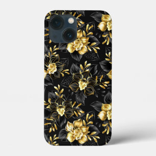 Seamless with jewellery orchids iPhone 13 mini case