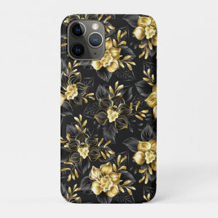 Seamless with jewellery orchids iPhone 11 pro case