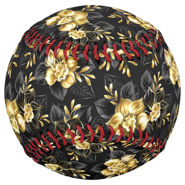 Seamless with jewellery orchids softball (Front)