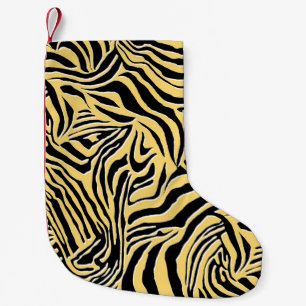 Seamless zebra pattern, animal. wallpaper,abstract small christmas stocking
