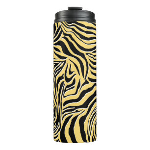 Seamless zebra pattern, animal. wallpaper,abstract thermal tumbler