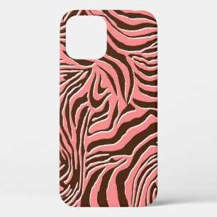 Seamless zebra print pattern iPhone 12 case