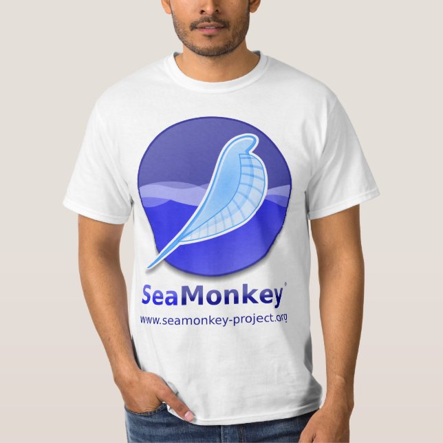 SeaMonkey Project - Vertical Logo T-Shirt (Front)