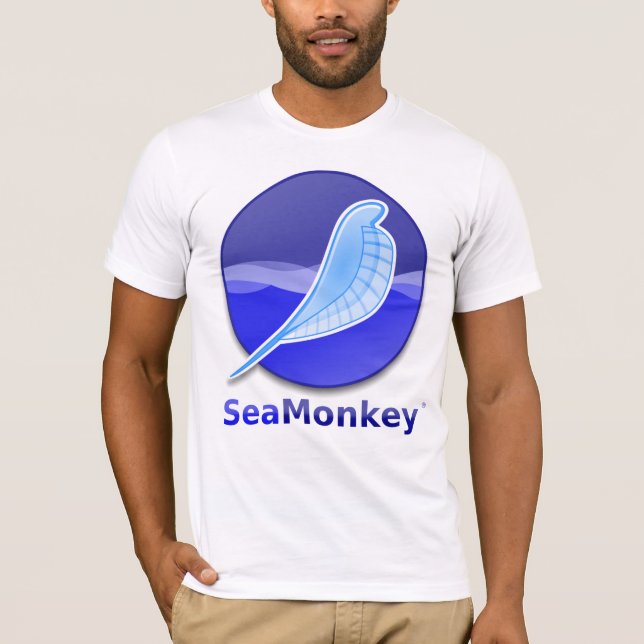 SeaMonkey Text Logo T-Shirt (Front)