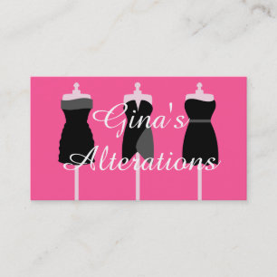 Seamstress Alterations Costume Designer Fashion Business Card