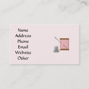 Seamstress Arts and Crafts Business Card