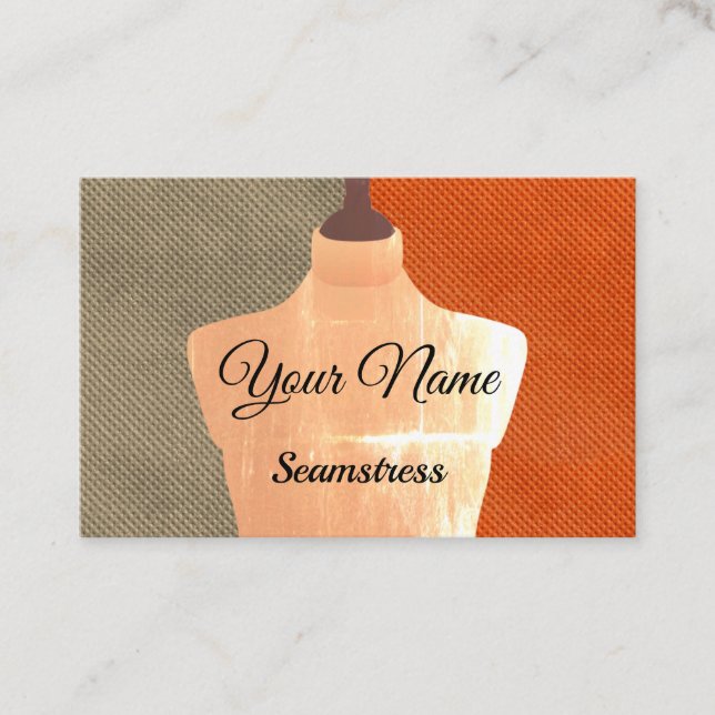 Seamstress Business Card (Front)