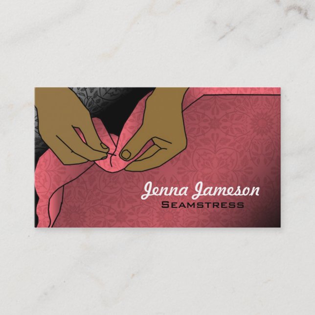 Seamstress Business Cards (Front)